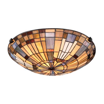 Quoizel - Φωτιστικό οροφής INGLENOOK 2xE27/60W/230V διάμετρος 40,7 cm