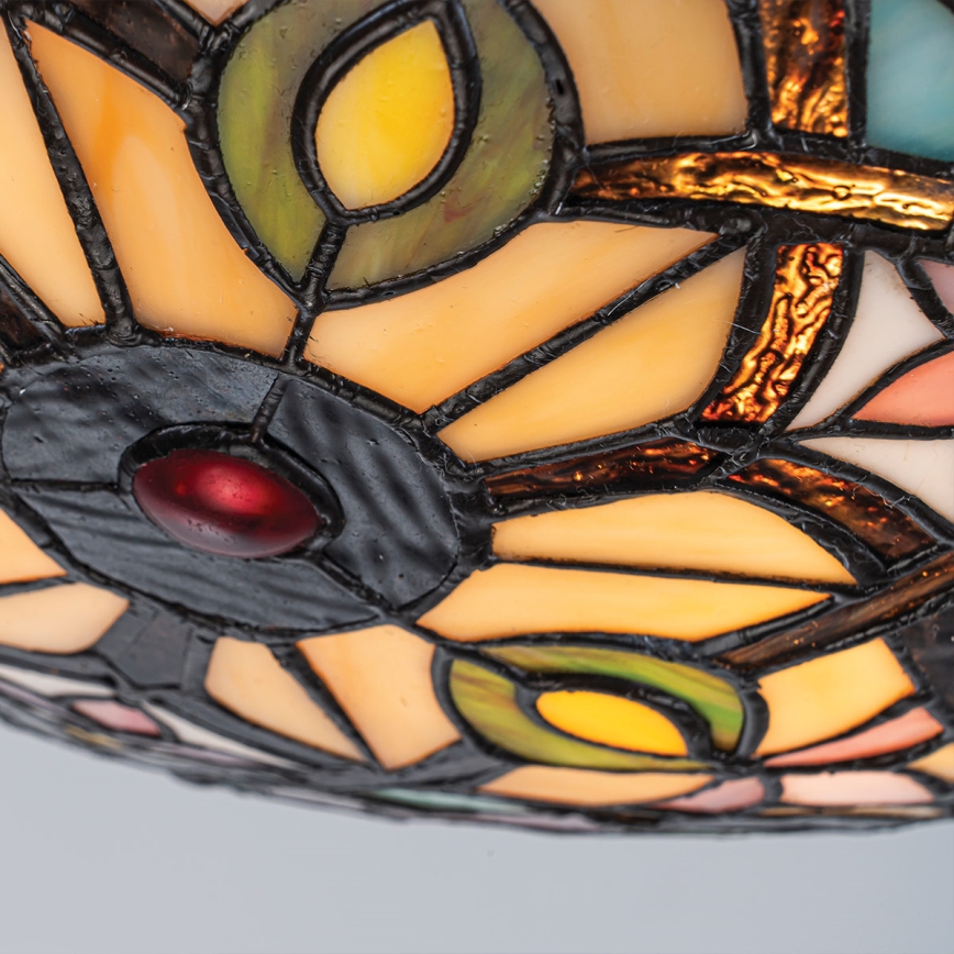 Quoizel - Φωτιστικό οροφής Tiffany LARISSA 2xE27/40W/230V Ø 41,2 cm