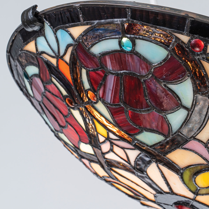 Quoizel - Φωτιστικό οροφής Tiffany LARISSA 2xE27/40W/230V Ø 41,2 cm