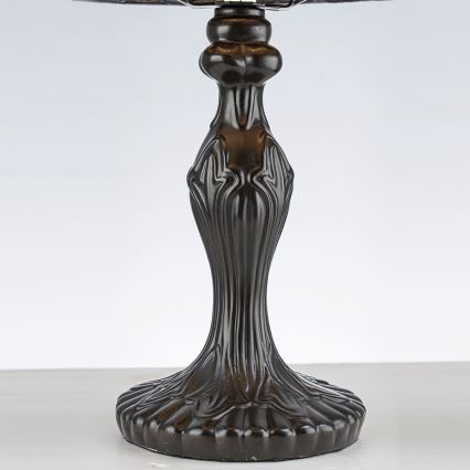Quoizel - Επιτραπέζιο φωτιστικό Tiffany LARISSA 1xE14/40W/230V διάμ. 20 εκ.