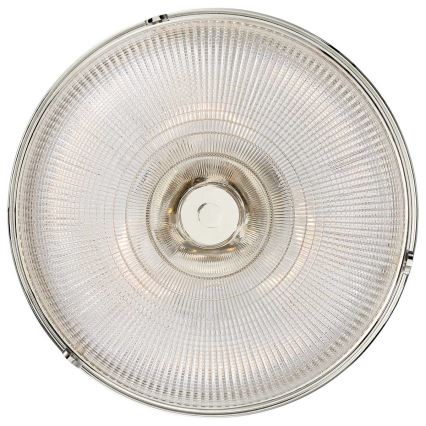 Quoizel - Πλαφονιέρα οροφής MANTLE 2xE27/60W/230V γυαλιστερό χρώμιο