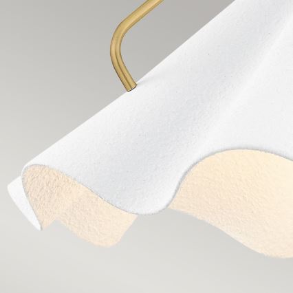 Quoizel - Κρεμαστό φωτιστικό MEJIA 1xE27/60W/230V διάμετρος 35,6 cm ορείχαλκος