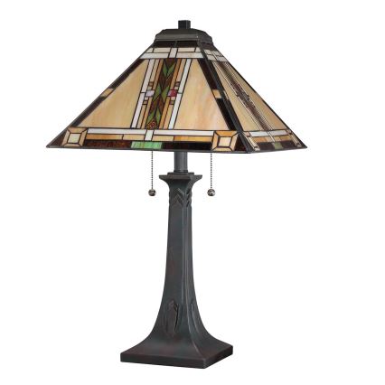Quoizel - Eπιτραπέζιο φωτιστικό NAVAJO 2xE27/60W/230V