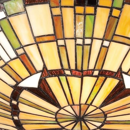 Quoizel - Φωτιστικό οροφής Tiffany REED 2xE27/60W/230V διάμ. 42 εκ.