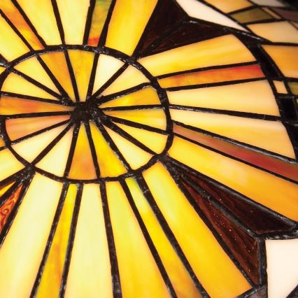 Quoizel - Φωτιστικό οροφής Tiffany REED 2xE27/60W/230V διάμ. 42 εκ.