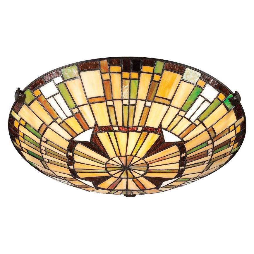 Quoizel - Φωτιστικό οροφής REED 2xE27/60W/230V διάμετρος 42 cm