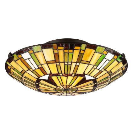 Quoizel - Φωτιστικό οροφής REED 2xE27/60W/230V διάμετρος 42 cm