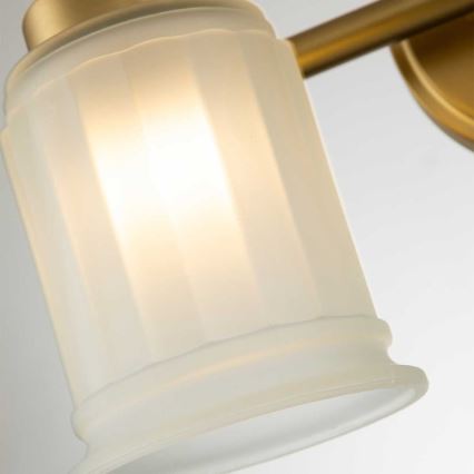 Quoizel - Επιτοίχιο LED φωτιστικό μπάνιου SWELL 2xG9/3W/230V IP44 χρυσό