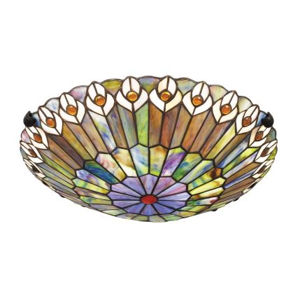 Quoizel - Φωτιστικό οροφής Tiffany WATKINS 2xE27/60W/230V Ø 42 cm
