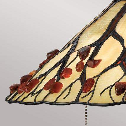 Quoizel - Επιτραπέζιο φωτιστικό Tiffany WHISPERING 2xE27/60W/230V