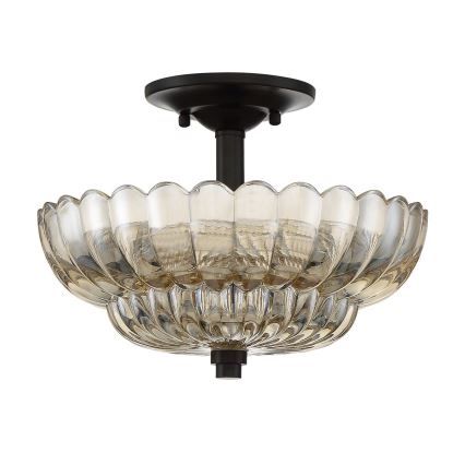 Quoizel - Φωτιστικό οροφής WHITECAP 3xE14/40W/230V διάμετρος 29,7 cm