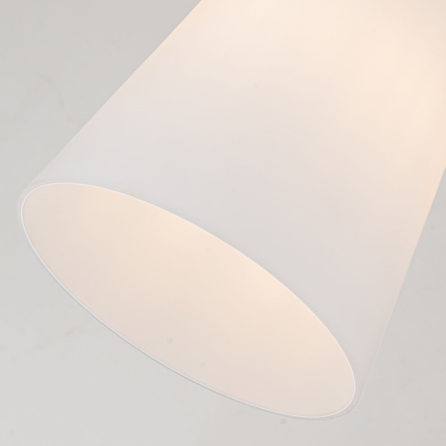 Quoizel - Κρεμαστό φωτιστικό STARING 1xE27/40W/230V διάμετρος 18,4 cm χρυσό/πατίνα/λευκό