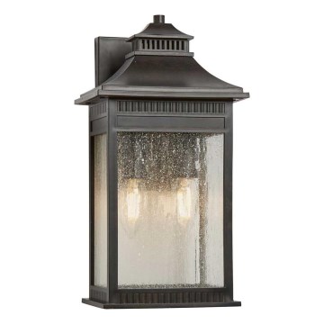 Quoizel - Επιτοίχιο φωτιστικό εξωτερικού χώρου LIVINGSTON 2xE14/40W/230V IP44