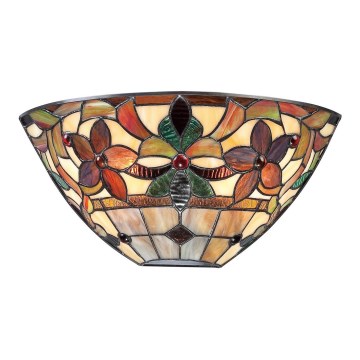 Quoizel - Επιτοίχιο φωτιστικό Tiffany KAMI 2xE14/60W/230V