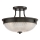 Quoizel - Πλαφονιέρα οροφής MANTLE 2xE27/60W/230V μπρονζέ