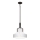 Quoizel - Φωτιστικό οροφής με ράβδο BRECKEN 2xE27/60W/230V μαύρο/μαρμάρινη διακόσμηση