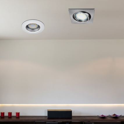 Rabalux - ΣΕΤ 3xLED Χωνευτό φωτιστικό 3xGU10/3W/230V IP40