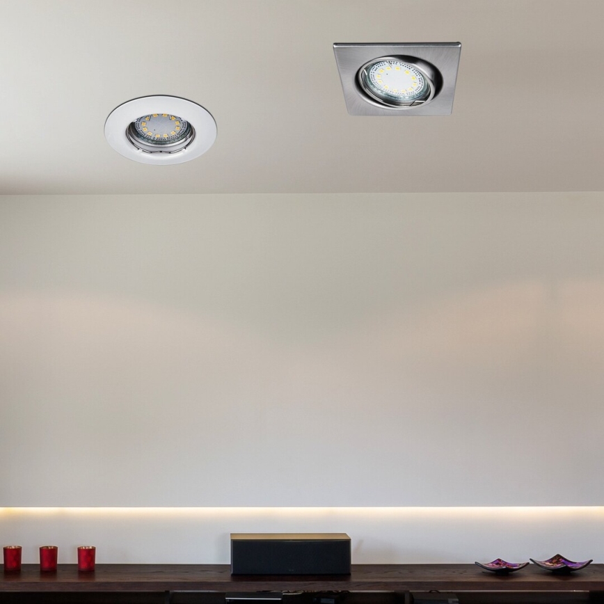 Rabalux - ΣΕΤ 3xLED Χωνευτό φωτιστικό 3xGU10/3W/230V IP40