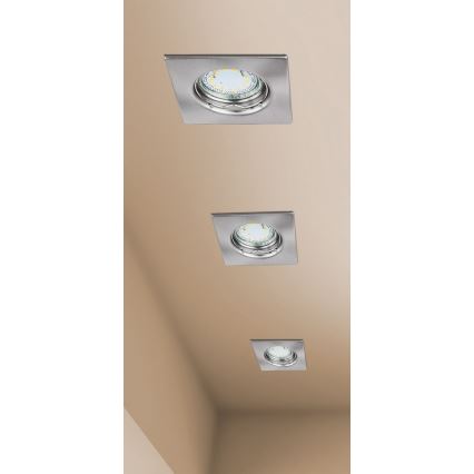Rabalux - Σετ 3x LED χωνευτά φωτιστικά μπάνιου 1xGU10/3W/230V IP44