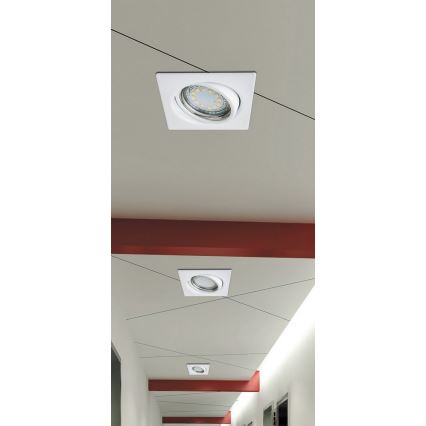 Rabalux - ΣΕΤ 3xLED Χωνευτό φωτιστικό 3xGU10/3W/230V IP40