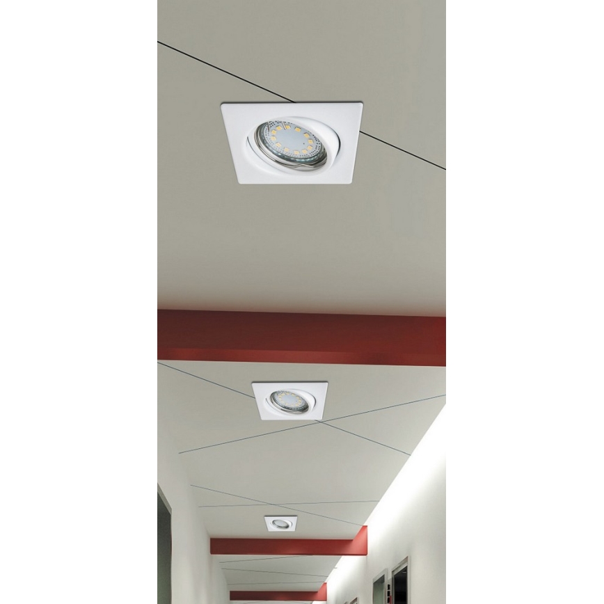 Rabalux - ΣΕΤ 3xLED Χωνευτό φωτιστικό 3xGU10/3W/230V IP40