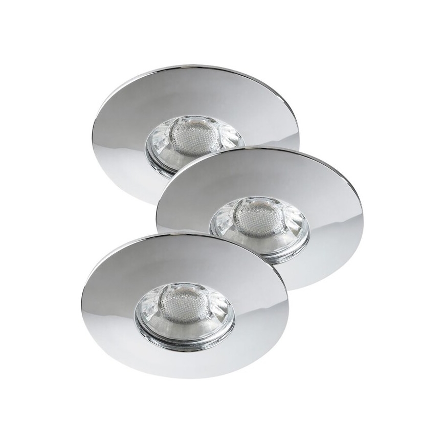Rabalux - Σετ 3x χωνευτά φωτιστικά μπάνιου LED/4W/230V IP44