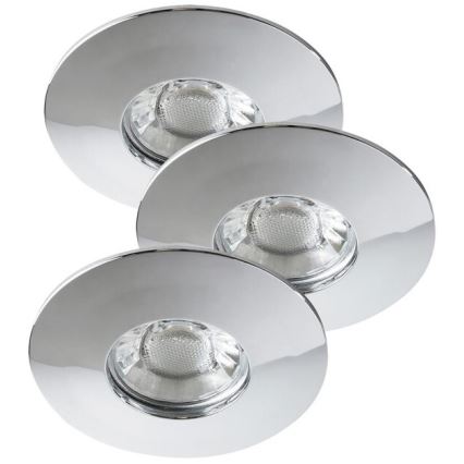 Rabalux - ΣΕΤ 3xLED Χωνευτό φως μπάνιου 3xLED/4W/230V IP44