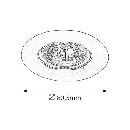 Rabalux 1088 - Χωνευτό φως SPOT RELIGHT 1xGU5,3/50W/12V