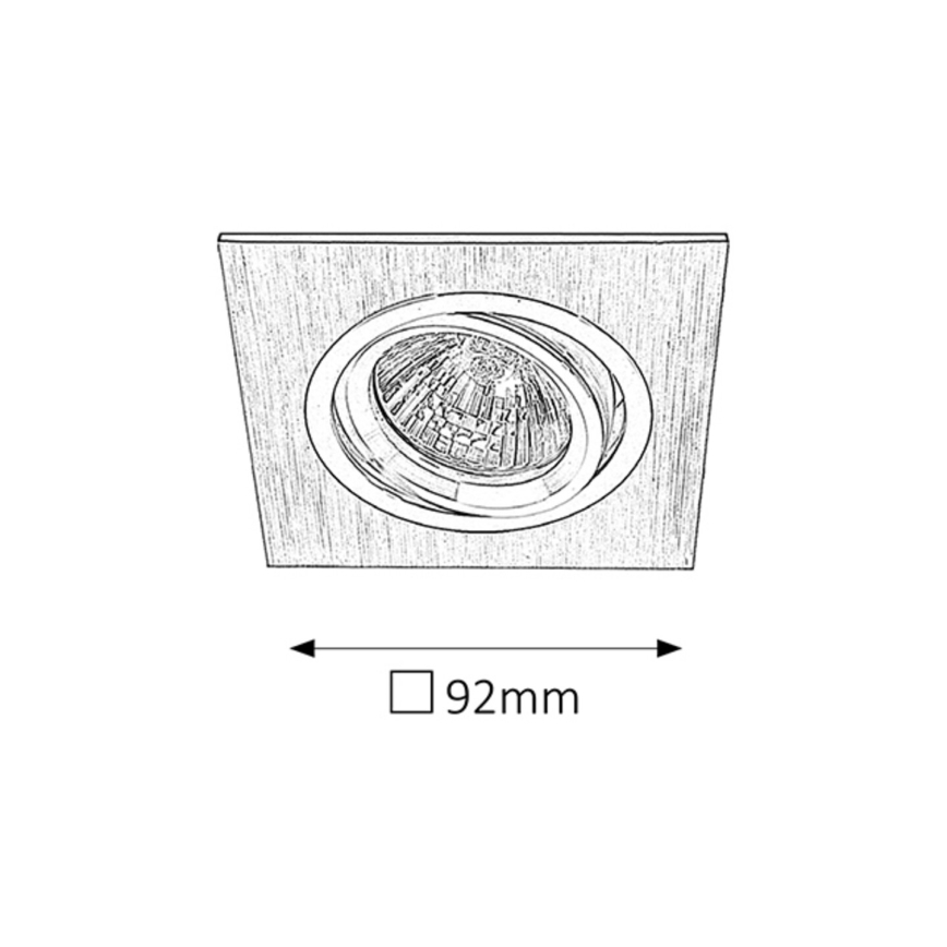 Rabalux - Χωνευτό φως 1xGU5,3/50W/12V