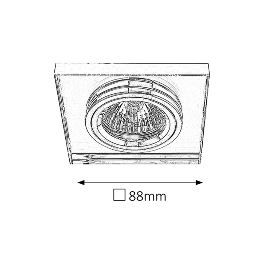 Rabalux - Χωνευτό φως 1xGU5,3/50W/12V