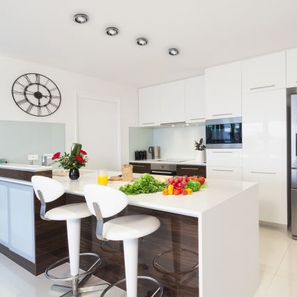 Rabalux - Σετ 3xLED εντοιχισμένα φωτιστικά 1xGU10/3W/230V IP40