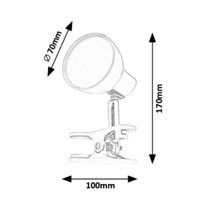Rabalux - Λάμπα LED με κλιπ LED/5W/230V
