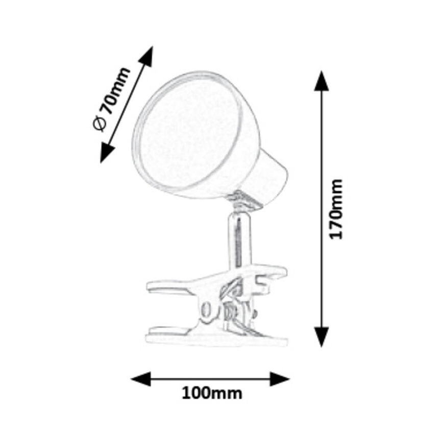 Rabalux - Λάμπα LED με κλιπ LED/5W/230V
