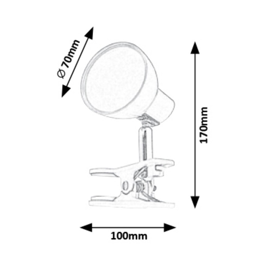 Rabalux - Λάμπα LED με κλιπ LED/5W/230V