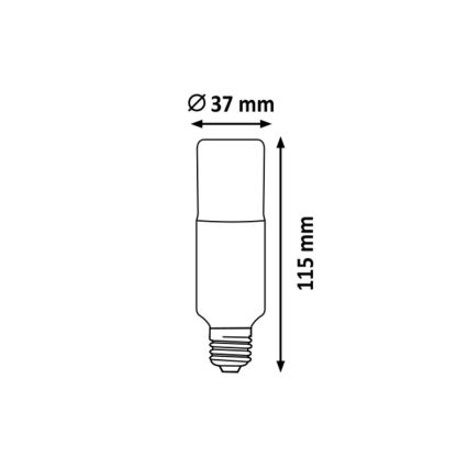 Rabalux - Λαμπτήρας LED T37 E27/9W/230V 4000K