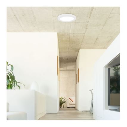 Rabalux - Φωτιστικό οροφής LED με αισθητήρα LED/18W/230V 4000K 22,5 cm