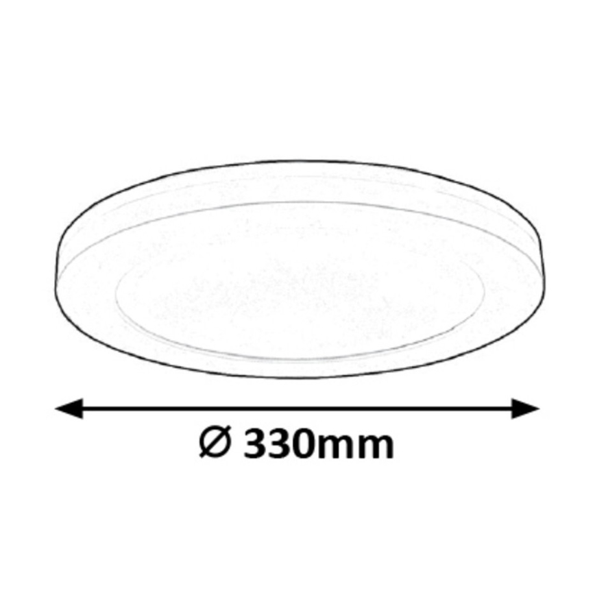Rabalux - Φωτιστικό οροφής LED με αισθητήρα LED/30W/230V 33 cm