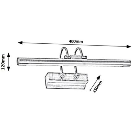 Rabalux - Φωτιστικό πίνακα LED LED/9W/230V