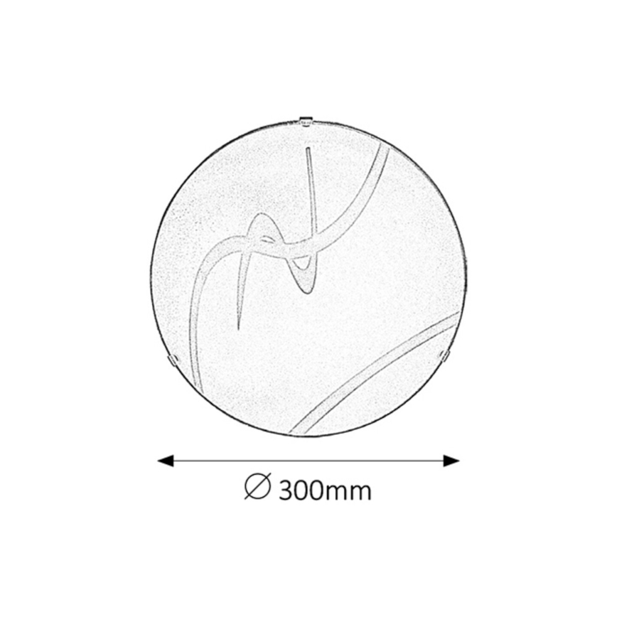 Rabalux - Φως οροφής 1xE27/60W/230V