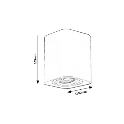 Rabalux - Φωτιστικό σποτ 1xGU10/42W/230V λευκό