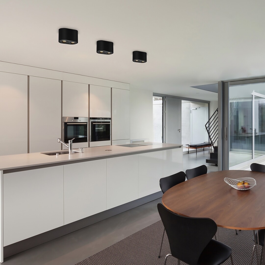 Rabalux - Φωτιστικό σποτ 2xGU10/42W/230V μαύρο