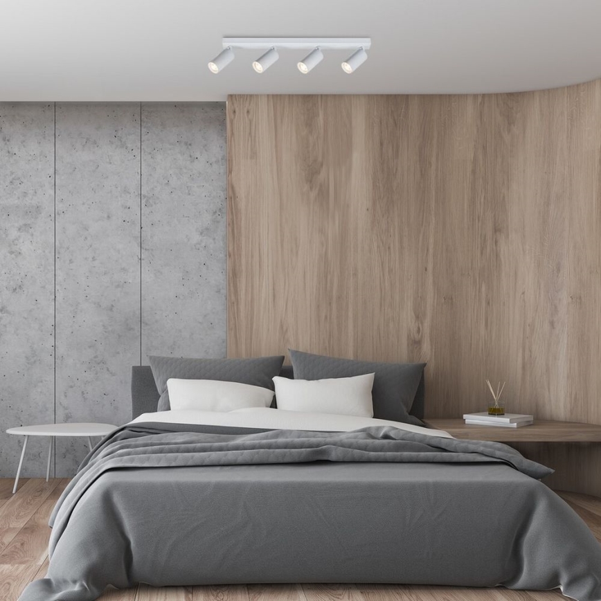 Rabalux - Οροφής σποτ φωτιστικό 4xGU10/25W/230V λευκό