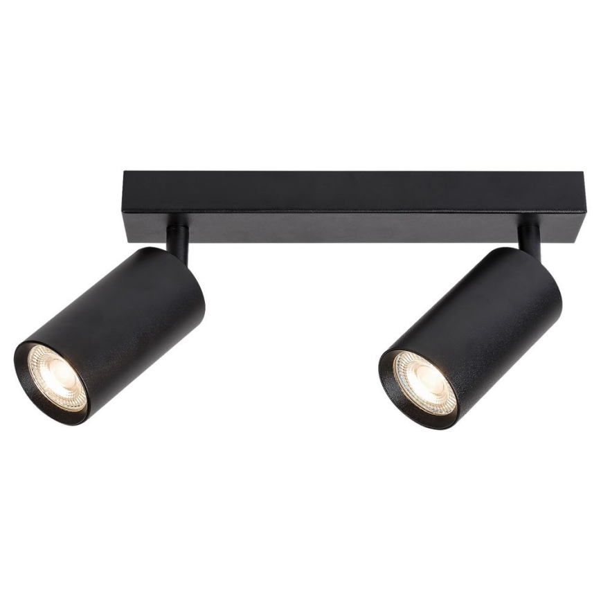 Rabalux - Οροφής σποτ φωτιστικό 2xGU10/25W/230V μαύρο