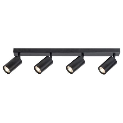 Rabalux - Φωτιστικό σποτ οροφής 4xGU10/25W/230V μαύρο