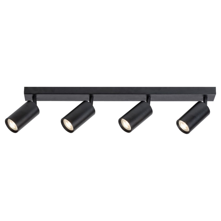 Rabalux - Φωτιστικό σποτ οροφής 4xGU10/25W/230V μαύρο