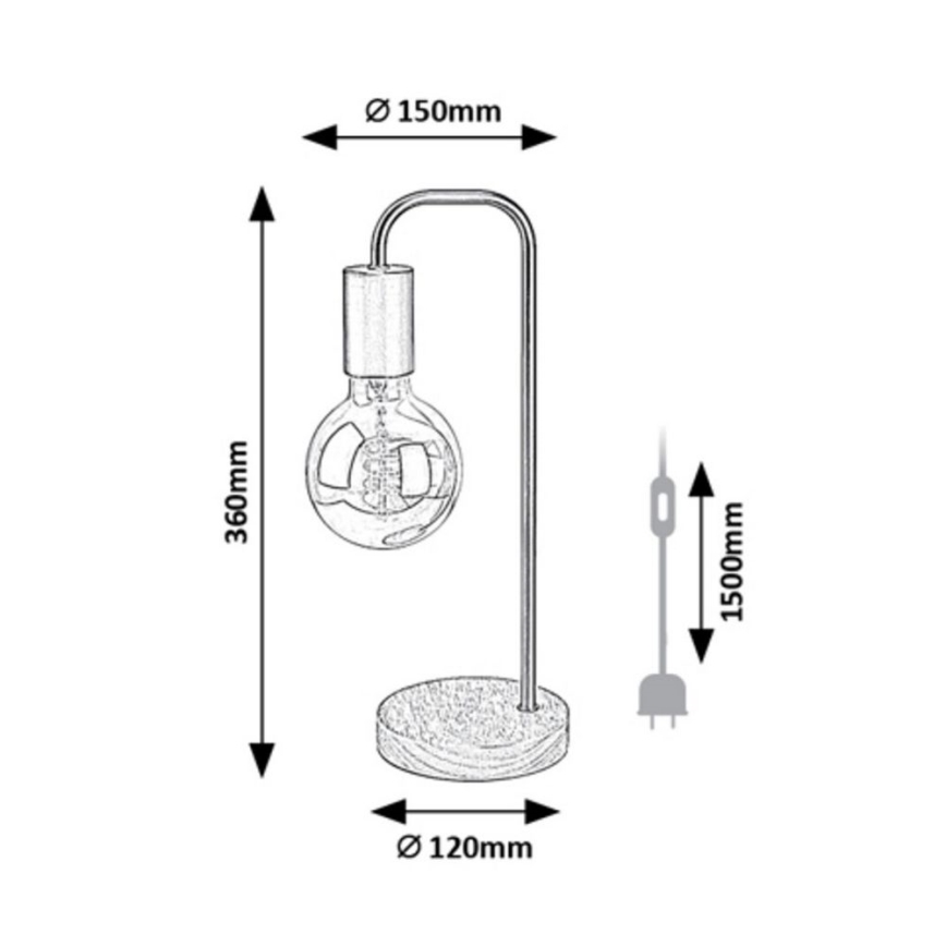 Rabalux - Επιτραπέζιο φωτιστικό 1xE27/40W/230V