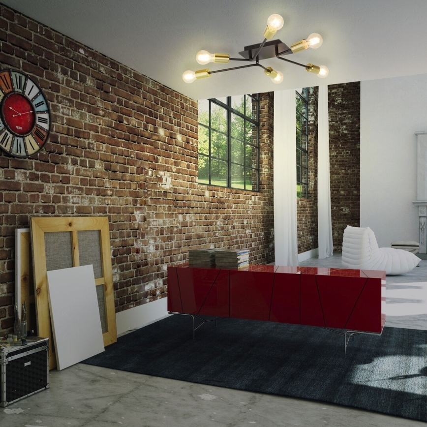 Rabalux - Συνδεδεμένο πολύφωτο 6xE27/15W/230V