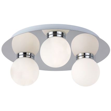 Rabalux - Φωτιστικό οροφής μπάνιου 3xG9/28W/230V IP44 διάμετρος 30 cm