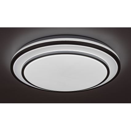 Rabalux - Φωτιστικό οροφής LED Dimmable LED/40W/230V 3000-6500K ασημί + τηλεχειριστήριο
