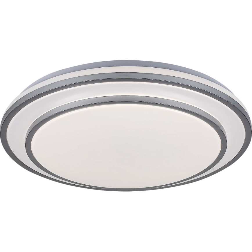 Rabalux - Φωτιστικό οροφής LED Dimmable LED/40W/230V 3000-6500K ασημί + τηλεχειριστήριο